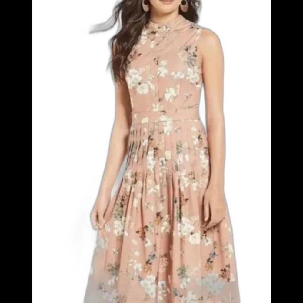(Gb15) Antonio Melani Connie Floral Pattern, Sz 10
